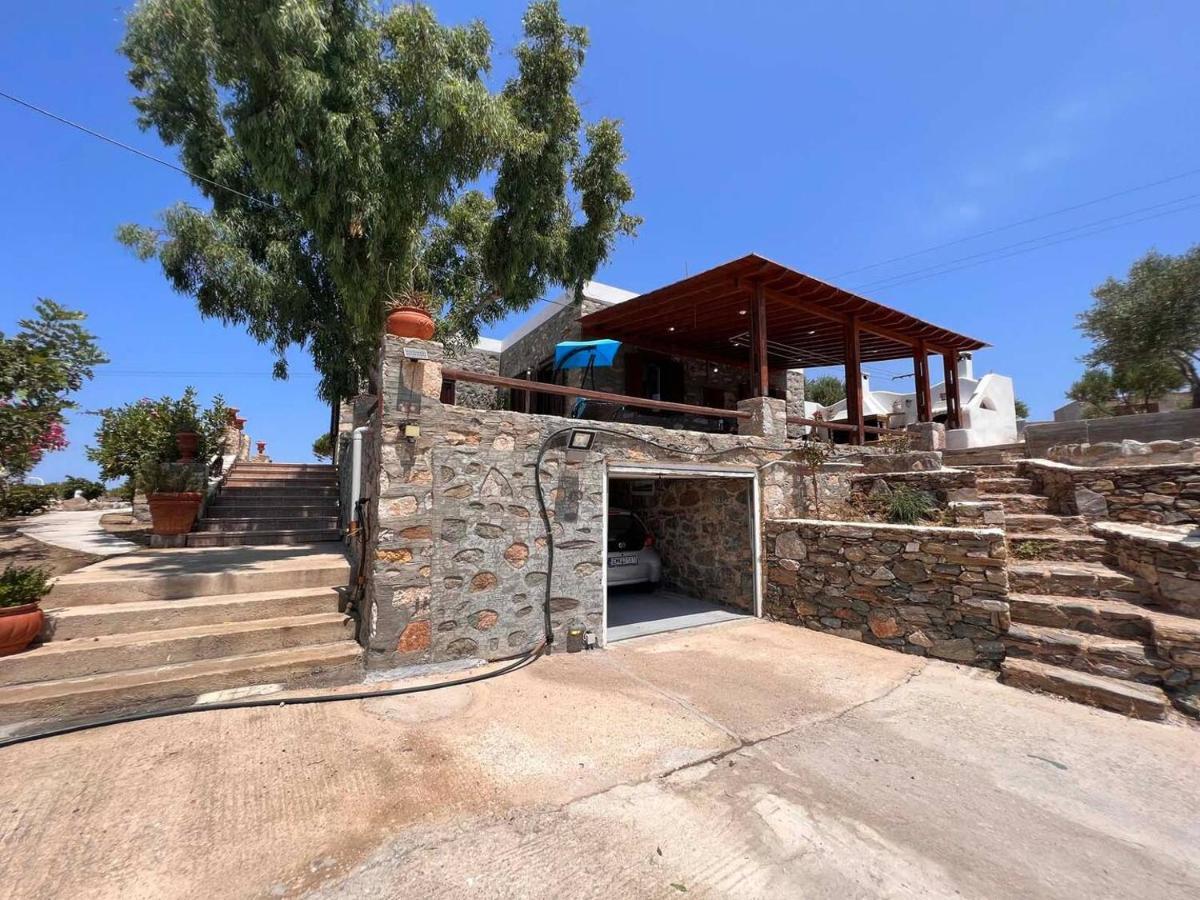 Πέτρινο Εξοχικό Σπίτι Στη Σύρο Agros (Syros) Exterior foto