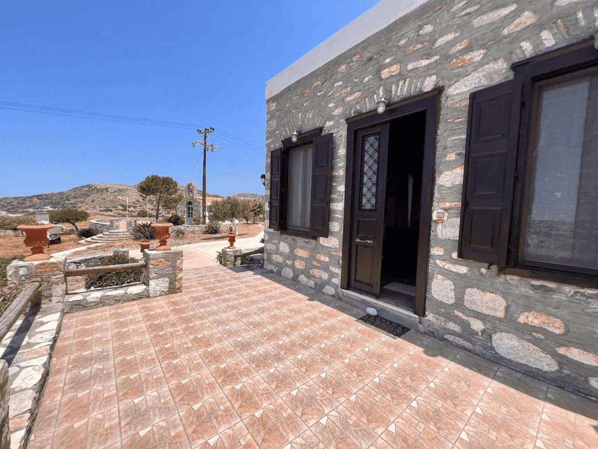 Πέτρινο Εξοχικό Σπίτι Στη Σύρο Agros (Syros) Exterior foto