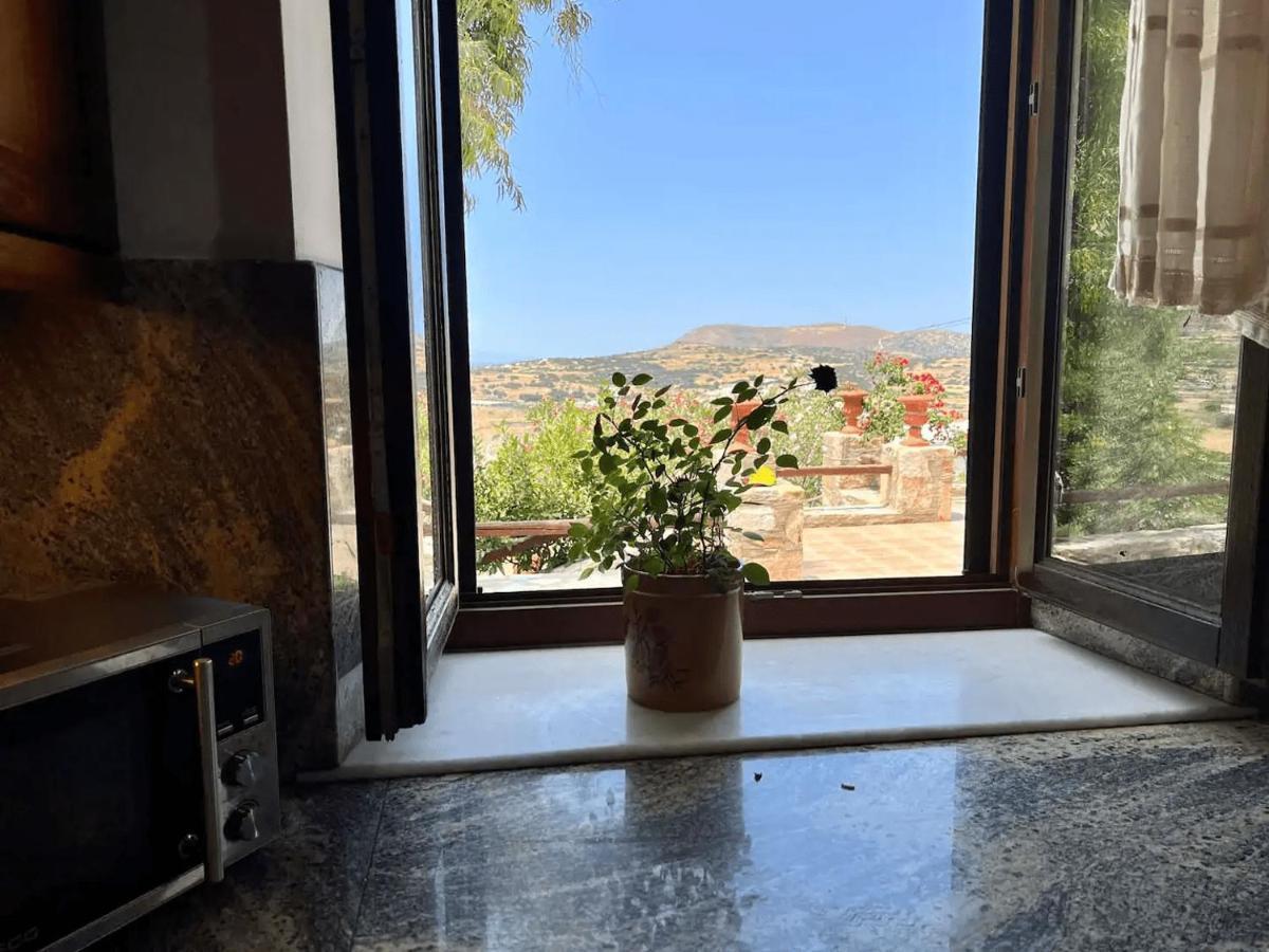 Πέτρινο Εξοχικό Σπίτι Στη Σύρο Agros (Syros) Exterior foto